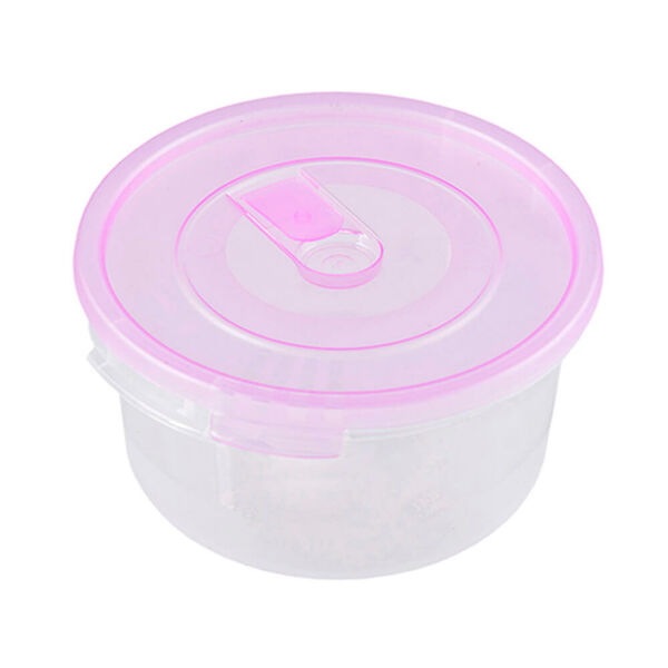 Контейнер для свч 0,4л Полимербыт круглый+клапан 4352000