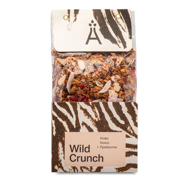 Гранола хрустящая Wild Crunch, «Кокос и Кофе» от Елены Наумовой
