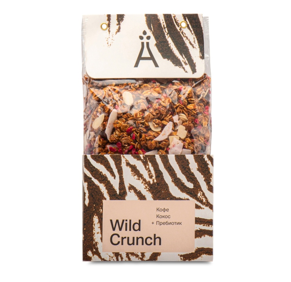 

Гранола хрустящая Wild Crunch Кофе, кокос и пребиотик 260 г