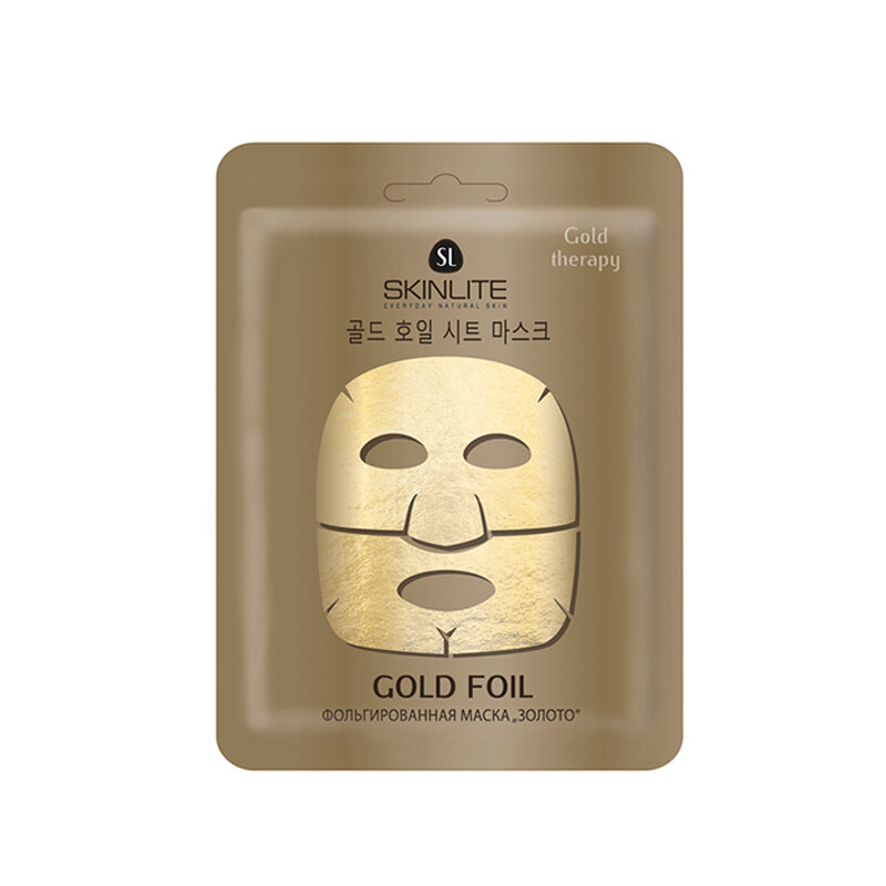 

Маска для лица Skinlite Gold Foil Mask фольгированная 27 г