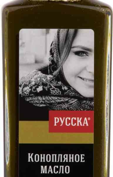 Масло конопляное Русска нерафинированное первый холодный отжим