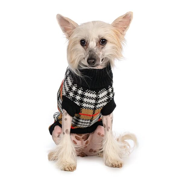 Свитер для собак Petmax 2XL 45 см черный (унисекс)