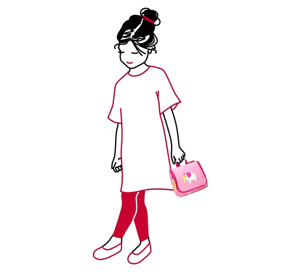 

Органайзер детский Reisenthel Toiletbag S ABC friends pink 18.5 x 16 x 7 см
