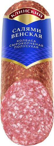 Колбаса Клинский Салями Венская сырокопченая, 300г