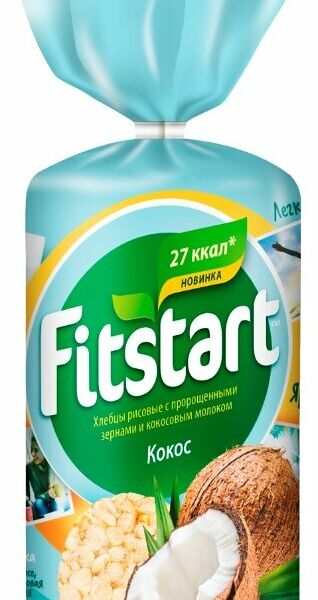 Хлебцы рисовые Fitstart Кокос