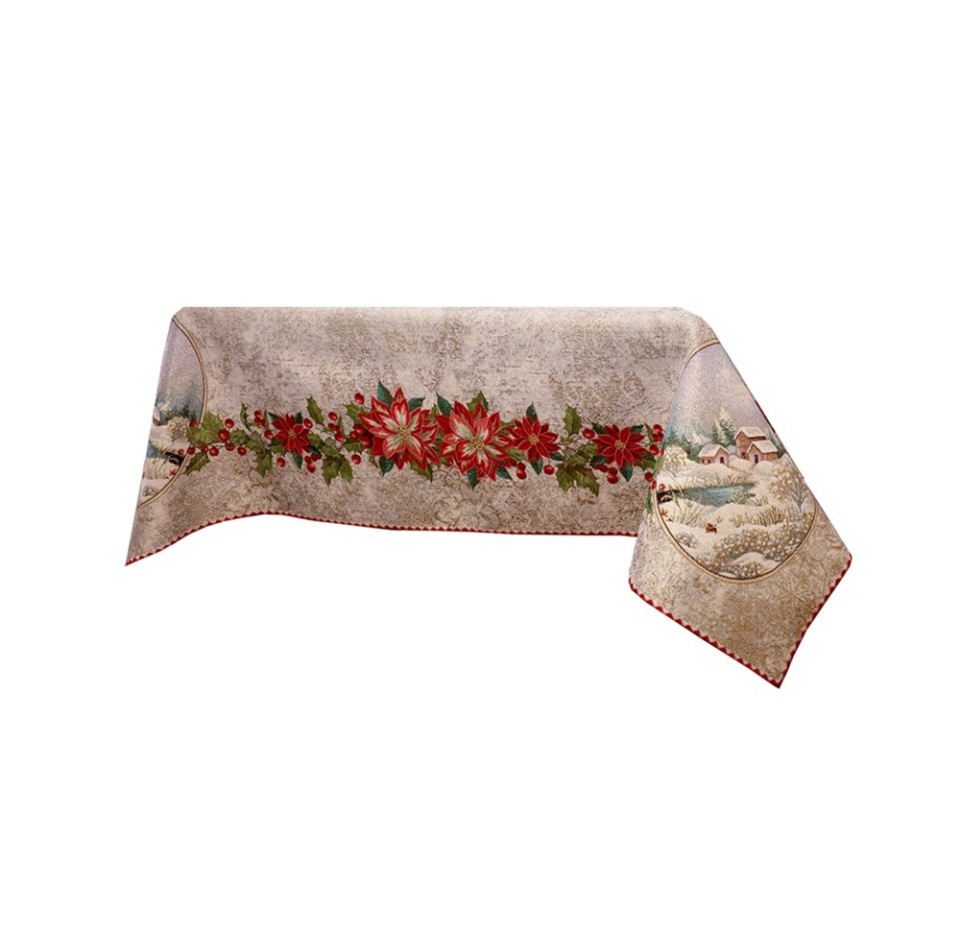 

Скатерть гобеленовая Vingi Ricami Сант Мориц НГ, 140х180см, Италия