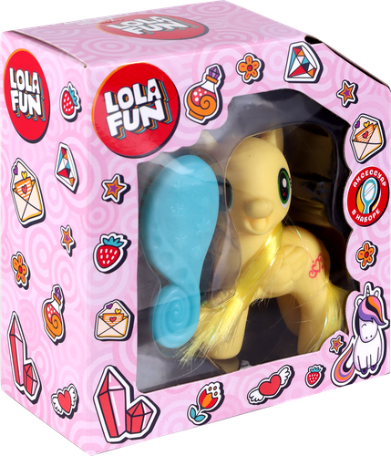 

Набор игровой Lola Fun Пони 7см, с расческой, в ассортименте