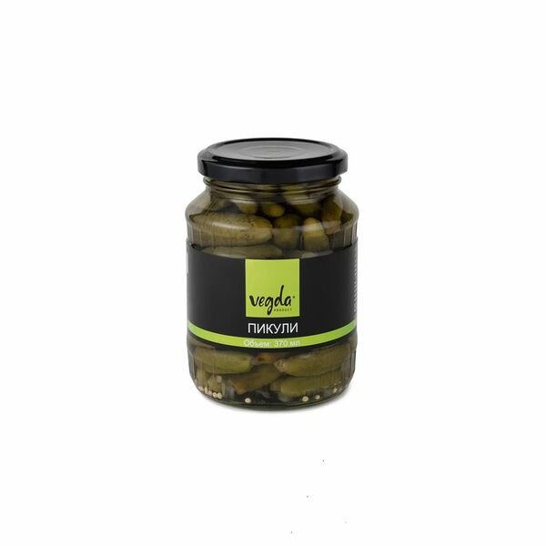 Огурцы маринованные Vegda Пикули