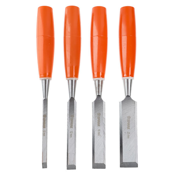 Ермак набор стамесок 4пр пластиковая ручка