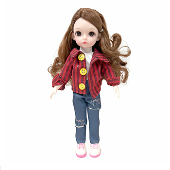 

Кукла 1TOY Alisa Kawaii 30.5 см с длинными тёмными волосами FANRONG E-COMMERCE