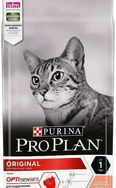 Pro Plan Original Adult корм для взрослых кошек Лосось