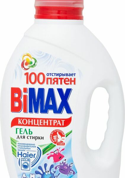 Гель для стирки BiMax 1000 пятен концентрат 1.3кг