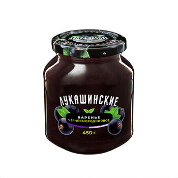 Варенье Лукашинские из черной смородины