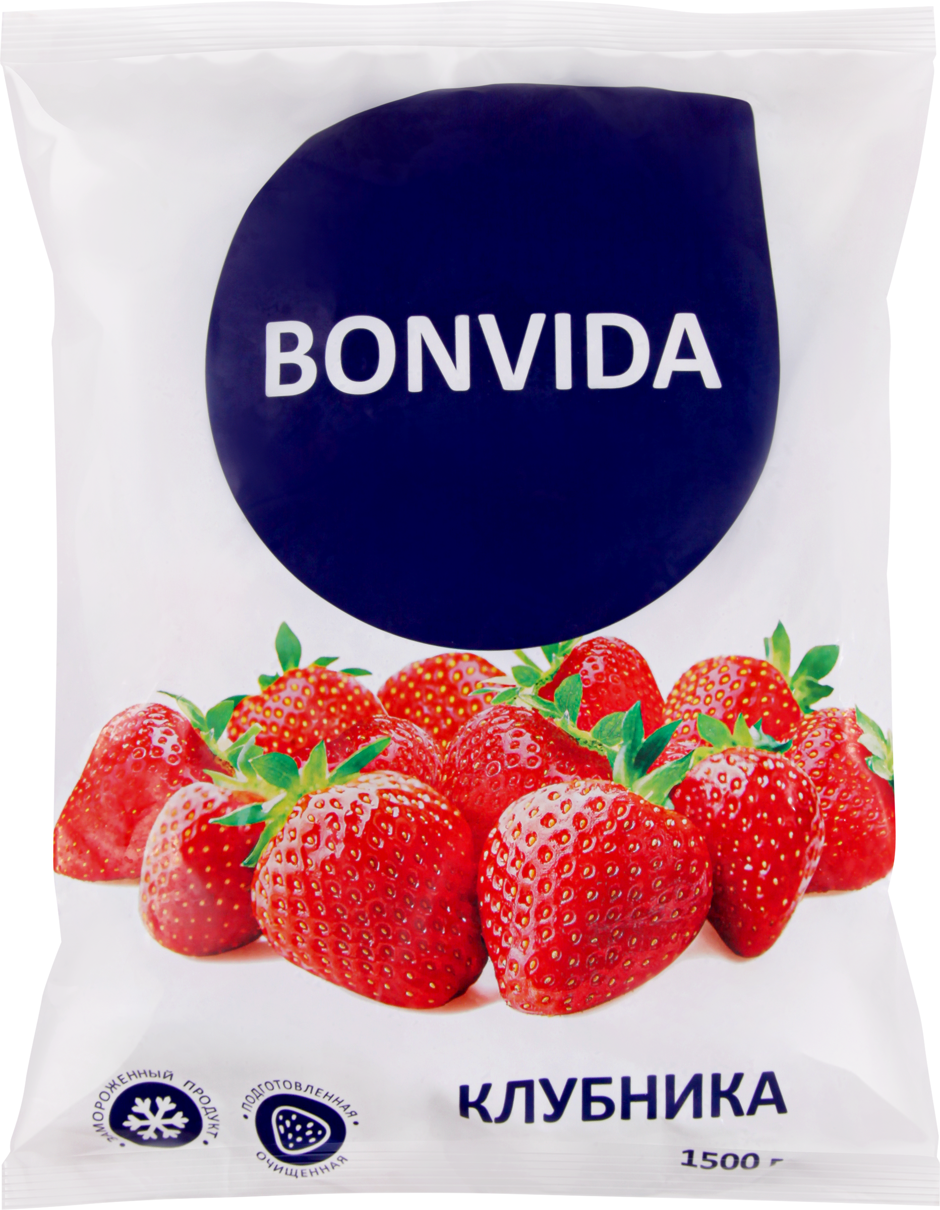 

Клубника Bonvida замороженная 1.5 кг