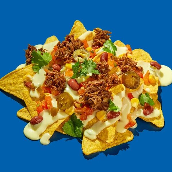 Начос с говядиной