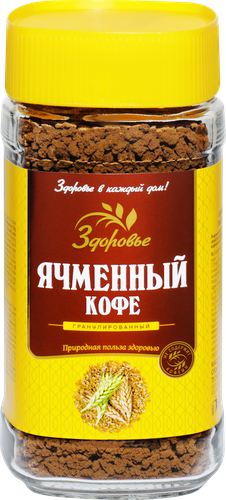 

Напиток кофейный растворимый Здоровье ячменный кофе гранулированный