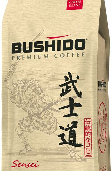 Кофе Bushido Sensei в зёрнах, 227г