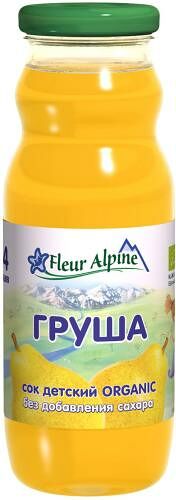Сок детский Fleur Alpine Organic с грушей осветленный без сахара