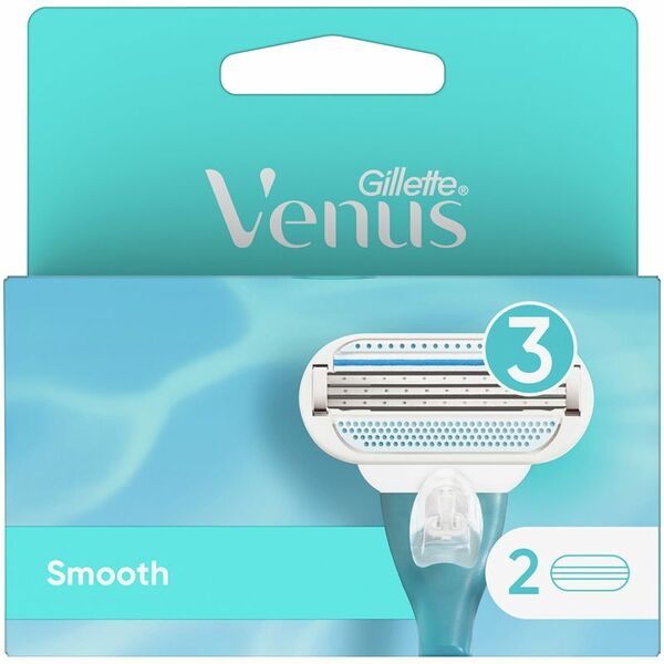 Сменные кассеты для бритвы Gillette Venus 3 лезвия, 2 шт.