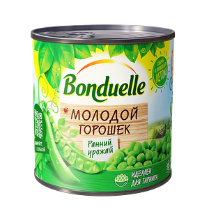 Горошек консервированный Bonduelle, молодой, 400 г