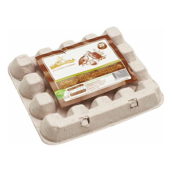 Яйцо перепелиное ИП Кудлаев А.А., 20 шт.
