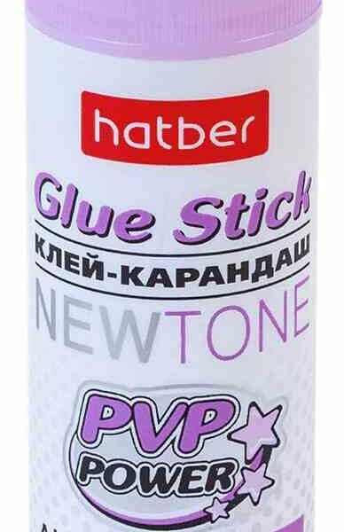 Клей-карандаш Hatber New tone цвет в ассортименте