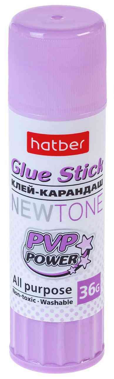 

Клей-карандаш Hatber New tone 36 г цвет в ассортименте