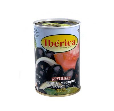 Оливки Iberica черные без косточки Olive Line International