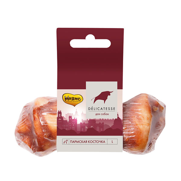 Лакомство для собак МНЯМС Пармская косточка для собак размер L