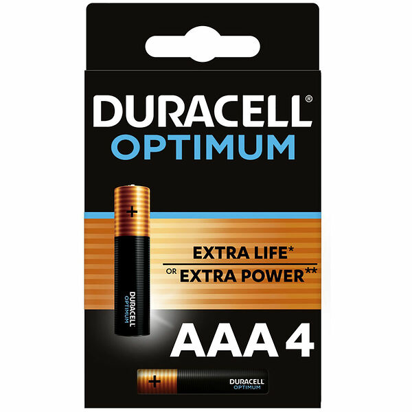Batarea Duracell OPTIMUM LR-03 AAA 4 шт (1336785)
