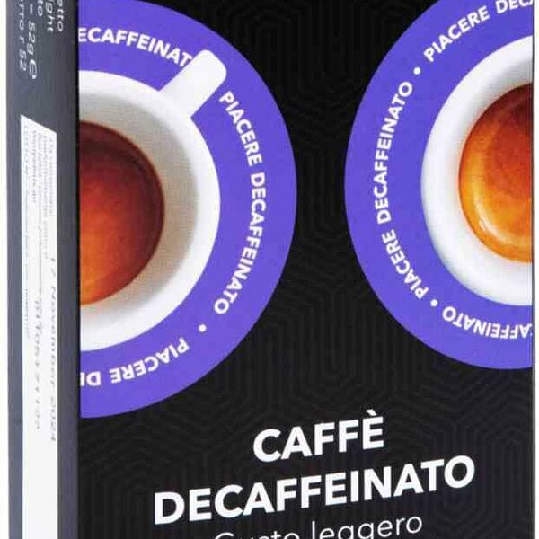 Кофе в капсулах Gran Caffe Italiano Decaffeinato Gusto leggero, 10 шт. × 5,2 г