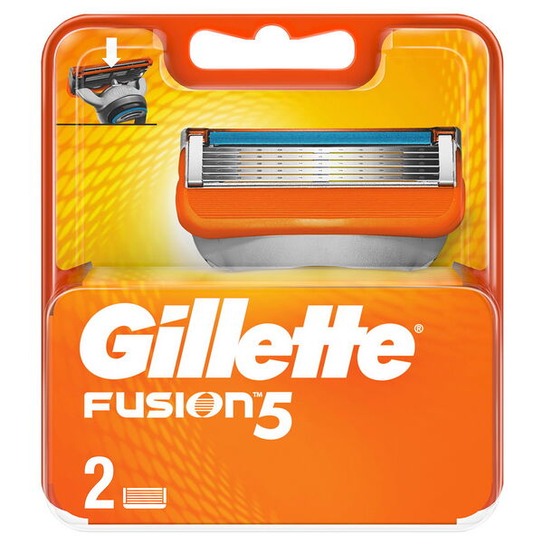 Кассета GILLETTE Fusion для станков д/бр (2шт)