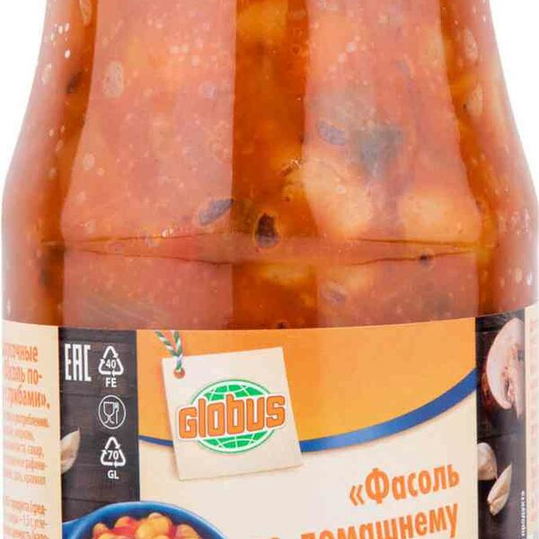 Фасоль по-домашнему Глобус с грибами