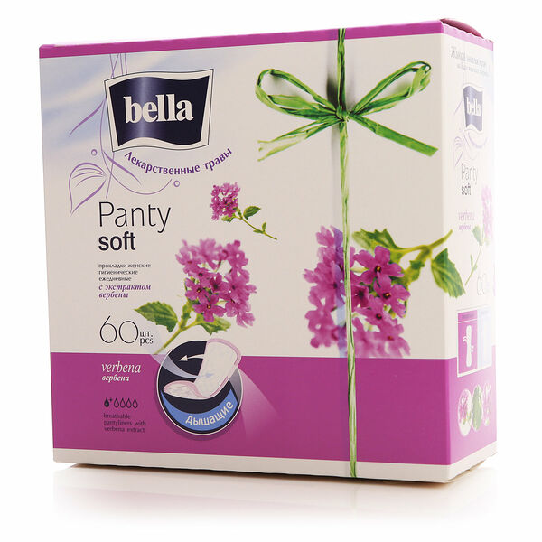 Прокладки ежедневные Лекарственные травы с экстрактом вербены ТМ Bella (Белла) 1 капля, 60 шт