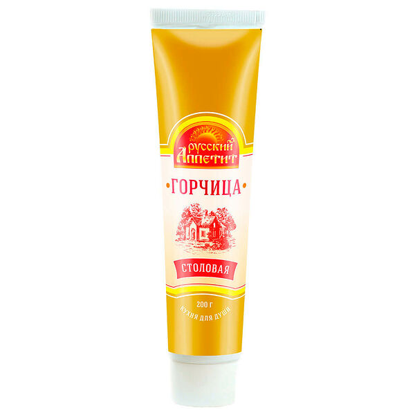 Горчица Русский аппетит 200гр туба