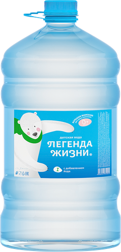 Вода питьевая детская ЛЕГЕНДА ЖИЗНИ с 0 месяцев, 5л