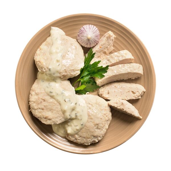 Котлеты из мяса птицы паровые 2 шт.