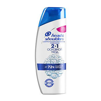 Шампунь-бальзам-ополаскиватель Head&Shoulders Основной уход, 200мл