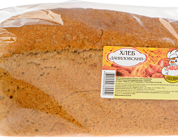 Хлеб Хлебокомбинат Лавина Даниловский