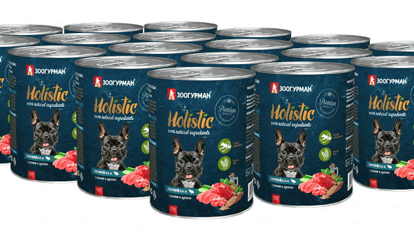 Корм для собак ЗООГУРМАН Перепёлка с рисом и цукини ж/б 350г (упаковка - 20 шт)