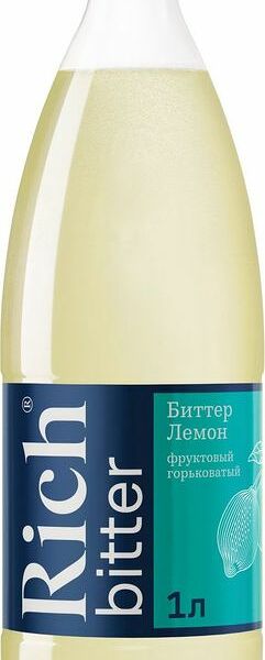Напиток Rich Bitter Лемон газированный 1л