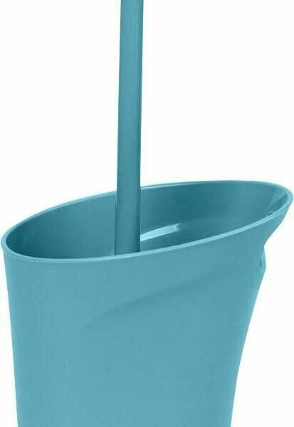 Набор д/туалета Spin&Clean Vogue 101х121х440 полипропилен небесный