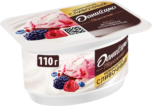 

Десерт творожный Даниссимо со вкусом ягодного мороженого 5.6% 110 г