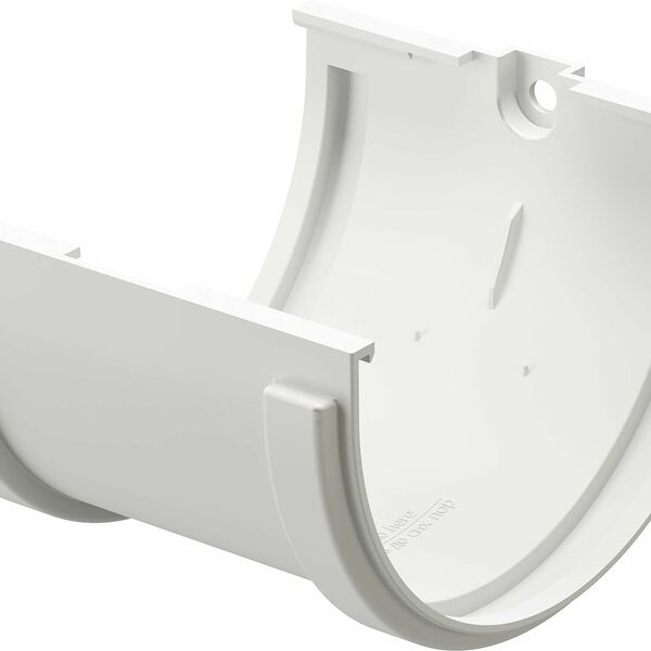 Соединитель желоба DOCKE белый