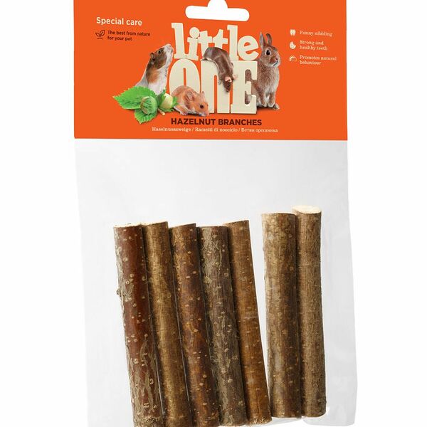 Лакомство для грызунов LITTLE ONE Ветви орешника, 7шт 80 г