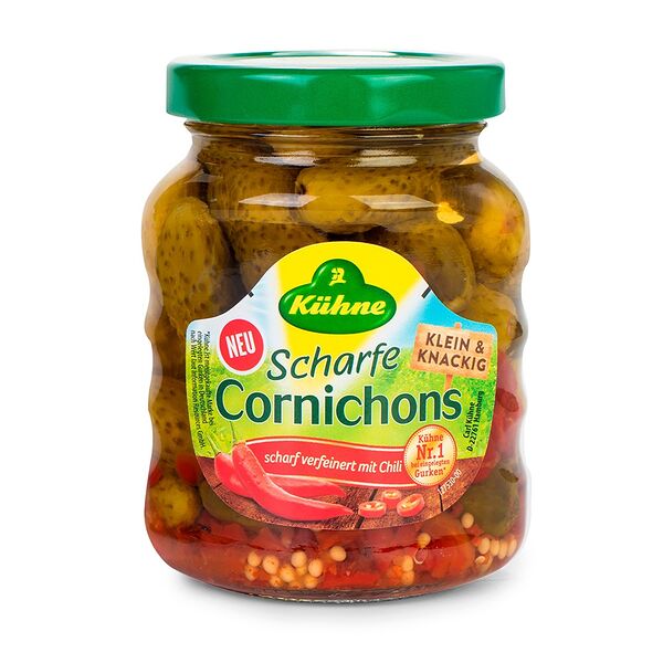Корнишоны Kühne острые