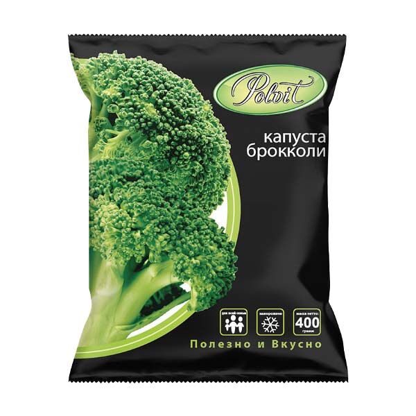 Капуста Брокколи Polvit 400гр зам пакет