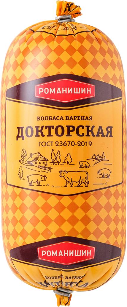 

Колбаса Романишин Докторская вареная категория А вес