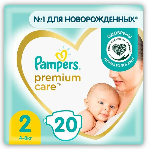 Подгузники Pampers Premium Care Mini 4-8 кг