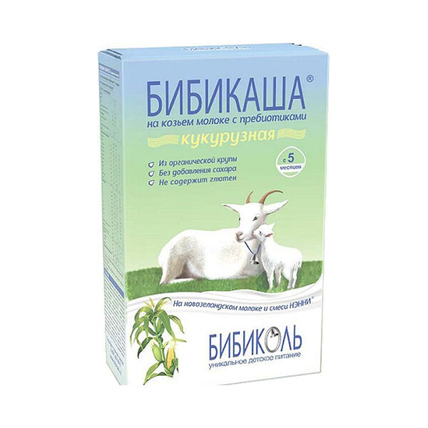 Каша бибикаша молочная кукурузная 200г